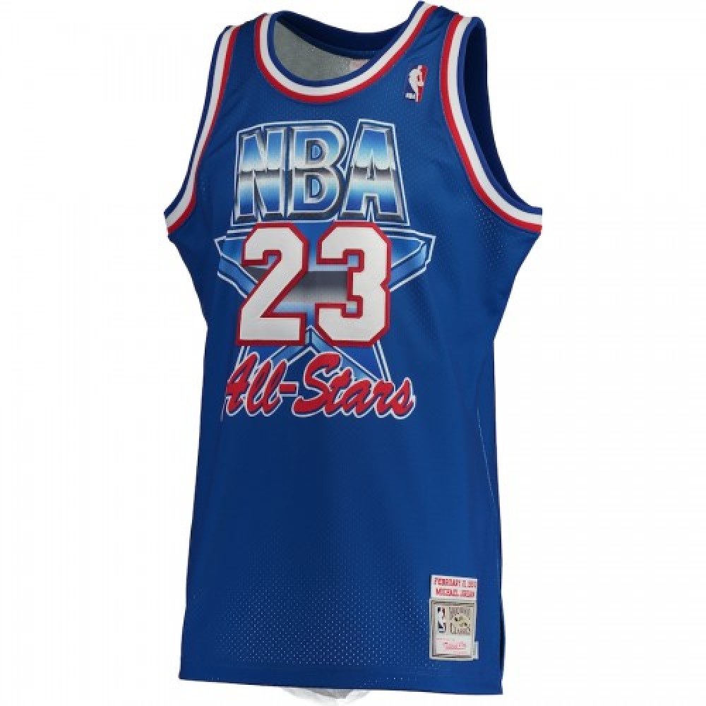 Men's Michael Jordan #23 Throwback Blue 1993 NBA All-Star Game Hardwood Classics Jersey-Pro Kit Vault | Brand New 26/27 Sports Jerseys